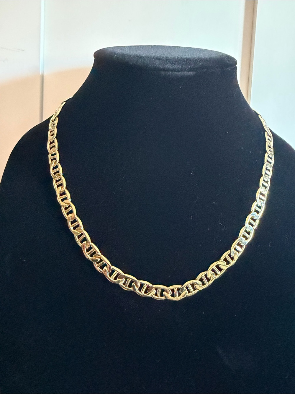 Gold-Link men Chain Necklace - Elegant Everyday Jewelry